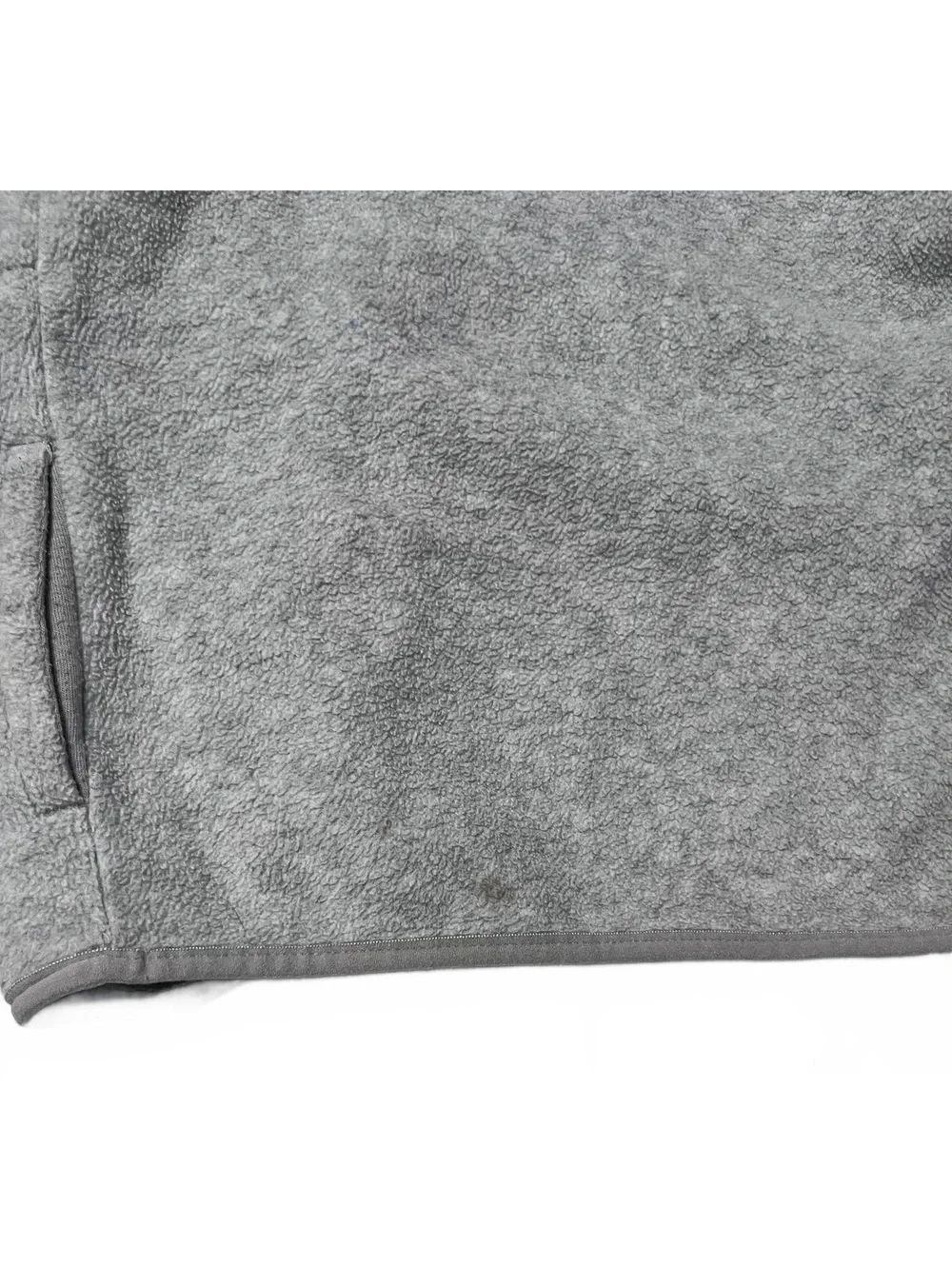 Carter's Boy Size 6 Fleece Jacket Gray Navy Blue Gorpcore Outdoor Full Zip Coat